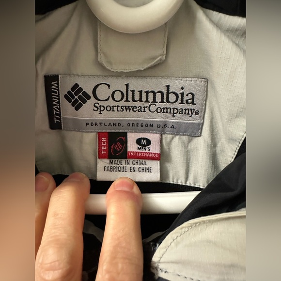 Columbia jacket omni tech unisex  medium white - Picture 10 of 16